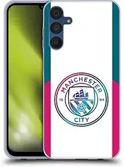 Head Case Designs Officially Licensed Manchester City Man City FC Away 2021/22 Badge Kit Gel Case [Military Grade Protection] Compatible with Samsung Galaxy A15