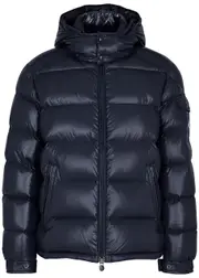 Moncler Maya Navy Quilted Shell Jacket - 3, Men's Designer Shell Jacket, Male - 3 3