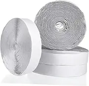 Beatifufu 2 Pcs Double Sided Fastener Tapes Self Adhesive Sticky Strips for DIY Crafts Home Decor and Office Use Efficient and Trace Application Wide Long