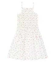 [The New Society] The New Society Pasadena printed cotton dress Y 8 white