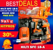 HILTI SFC 18-A CORDLESS DRILL SET OF 2, BRAND NEW, FAST SHIP