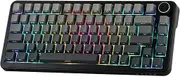 MechLands AJAZZ AK820 MAX HE Hall Effect Magnetic Gaming Keyboard, Adjustable Actuation, 8KHz Polling Rate, Wired Rapid Fast Keyboard, Creamy Gasket, RGB Backlight, NKRO for Win/Mac (Gradient Grey)