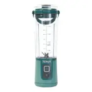 Ninja Blast Portable Blender Leak-Proof Flat Lid Blade Cover 18oz Forest Green