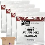 Instant Beef Au Jus Gravy Mix Value Pack 4 Ounce | Pack of 4