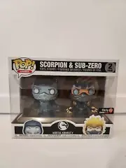 Funko Pop! Mortal Kombat X Scorpion and Sub-Zero 2 Pack Gamestop Exclusive