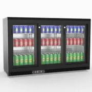 Thermaster Three Sliding Door Bar Cooler - Commercial Bar Fridges (SC316SD) - SC316SD