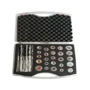 31pcs Valve Seat Reamer Motorcycle Mini Car Valve Seat Tool Set 22-38MM