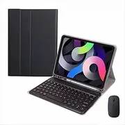 Empty Room Keyboard Case with Pen Holder for Galaxy Tab S9 FE /S9/ S8/Tab S7 (11 Inch), Detachable Keyboard Case and Bluetooth Mouse for 11" Galaxy Tab S7 SM-T870 T875 T878, Tab S8 SM-X700 X706, Black