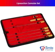 Liposuction Cannulas Set of 5 with Handle and Adapter Shanzi Quality product