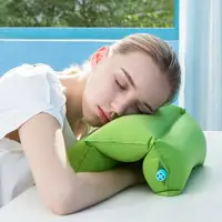 在飛比找PChome24h購物優惠-午睡神器護頸趴睡超軟TPU充氣枕