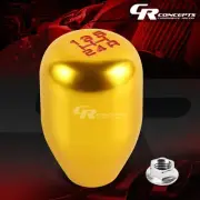 M10x1.5 THREAD 5-SPEED MT RACING SHORT THROW SHIFTER KNOB GOLD FOR HONDA/ACURA