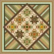 SAHARA MIRAGE- 115" x 115" - Quilt-Addicts Pre-cut Patchwork Quilt Kit King`