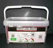 1/8" T-Lock Perfect Level Master Floor / Wall Tile Leveling System Spacers Kit