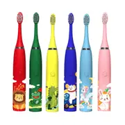 For Children Electric Toothbrush Cartoon Pattern Kids with Replace The Toothbrush Head Ultrasonic Electric Toothbrush
