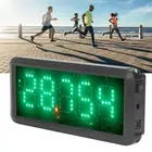 EU Plug Wireless Timer Battery Powered Sprints Race Clock Stopwatch Fo MF