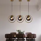 3X Glass Pendant Light Kitchen Lights Ceiling Lamp Dinning Room Pendant Lighting