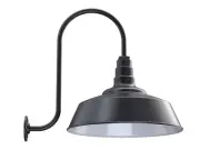 The Redondo Upward Slope Gooseneck Barn Light