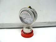 Wika M932 Sanitary 316 SS Diaphragm Seal Pressure Gauge 0-30 Psi 2" Connection