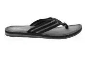 Clarks Men's Lacono Post Slip On Flip-Flops/Sandals, Grey/Black, Size 7, NIB