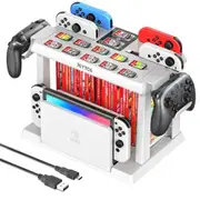 Storage Tower Charging Dock Station for Nintendo Switch Oled