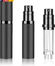 2PCS 5Ml Perfume Atomiser – Refillable Travel Perfume Spray Bottle – Leakproof A