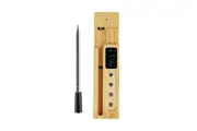 Wireless Meat Thermometer Food BBQ Oven Kitchen Cooking Bluetooth Digital Smart Smoker Steak Grilling Waterproof Temperature Probe with LED Display