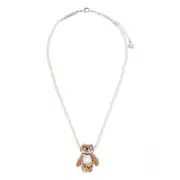 [Yvmin] Yvmin Teddy-bear Pearl Necklace ONE SIZE WHITE