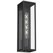Arzano 35cm Outdoor Wall Light Black | Telbix Lighting