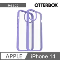 在飛比找PChome24h購物優惠-OtterBox iPhone 14 React輕透防摔殼-