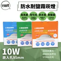 在飛比找蝦皮商城優惠-東亞照明 台灣製造 LED 防水崁燈 IP68 高亮度 10