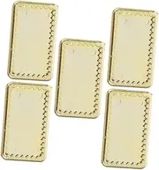 ERINGOGO 5Pcs Miniature Kitchen Plates Dollhouse Decor Dish Decorations for Mini House Tray Props for DIY Scenes