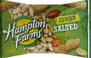 Hampton Farms Salted Roasted Peanuts 24 oz bag