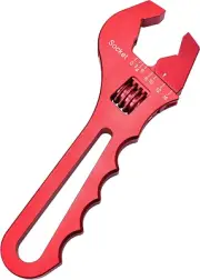 Adjustable an Hose Fitting Wrench Spanner 3AN-16AN Lightweight Aluminum Hose Ada