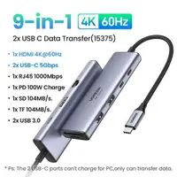 在飛比找樂天市場購物網優惠-【日本代購】UGREEN USB C 集線器 4K60Hz 