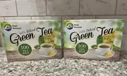 2 Boxes - Magic Mountain 100% Natural Green Tea - 200 Tea Bags - Factory Sealed