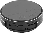 Bone Conduction Speaker, True Speakers Mini Portable Stereo Sound Portable Speaker Waterproof Music Player for Home Outdoor Travel, Suction Cup Base (Black)