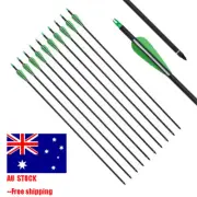 30inch Carbon Arrow SP500 Hunting Target Practice for Compound Bow/Recurve Bow