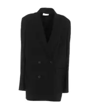 Tristana double-breasted blazer US0,US8 Black