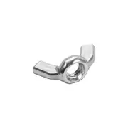 1/4"-20 Wing Nuts, Carbon Steel Hand Twist Tighten Ear Butterfly Nut, 40 Pcs