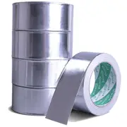 Aluminium Foil Adhesive Tape Heat Shield Duct Sealing Silver Repair Waterproof