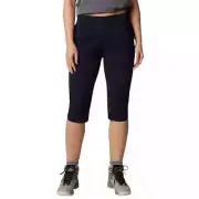 Columbia Womens Size Medium Navy Blue Omni-Shade Anytime Casual Capri Pants NEW