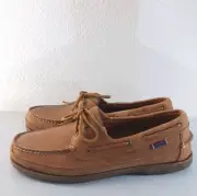 Sebago Schooner Crazy Horse Vintage Leather Shoe Mens Docksides NEW Size 11 R1