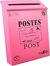 DOITOOL Elegant Retro Style Mailbox Photo Accessory Versatile Decor for Home Institution