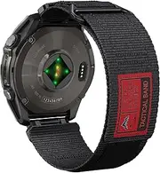 [Abanen] Military Tactical Nylon Loop Sport Men Watch Bands for Garmin Fenix 8 51mm / epix Pro 51mm / Fenix 7X / Instinct 2X / Fenix 6X / Enduro 3 / Quatix 7