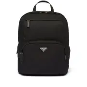 [Prada] Prada Triangle-logo Zipped Backpack