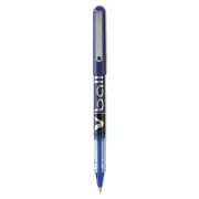 Pilot VBall Liquid Ink Rolling Ball Stick Pens, Fine Point, Blue Ink, 12-Pack...