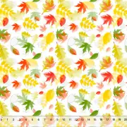Leaves Allover- Home Decor Fabric Polyester 62" W Sold by the Yard