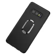Shockproof TPU Full Protective Case for Galaxy S10 E, with 360 Degree Rotation Holder (Black)