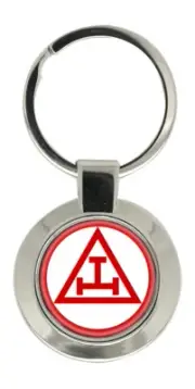 Royal Arch Masonry Triple Tau Key Ring