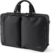 TAKEO KIKUCHI(タケオキクチ) Takeokikuchi Zephyr Men's Business Bag, Black, Black, Free Size